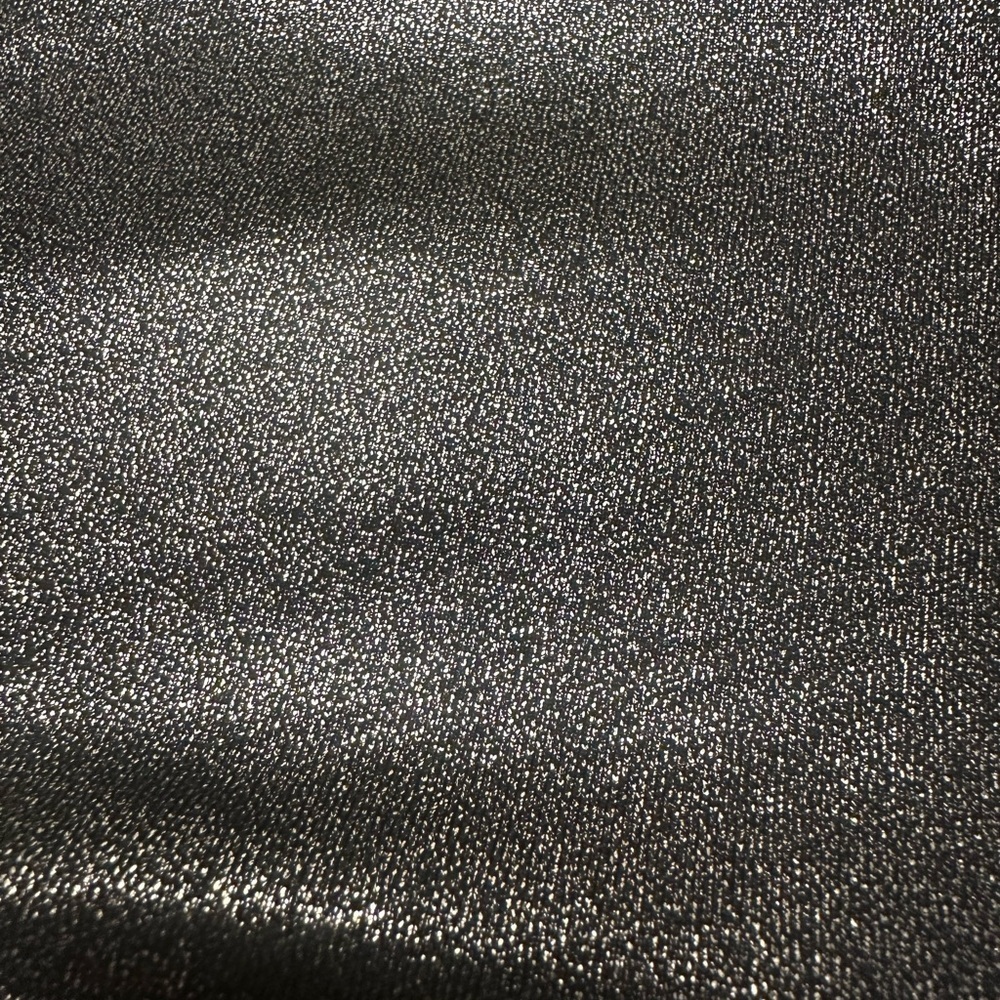 JoyLab Silver Metallic Mesh Shine Disco Leggings Tights Womens Medium - Picture 3 of 8